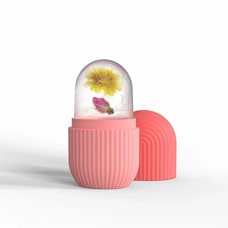 Massageador Facial Inovador - Com compartimento de gelo